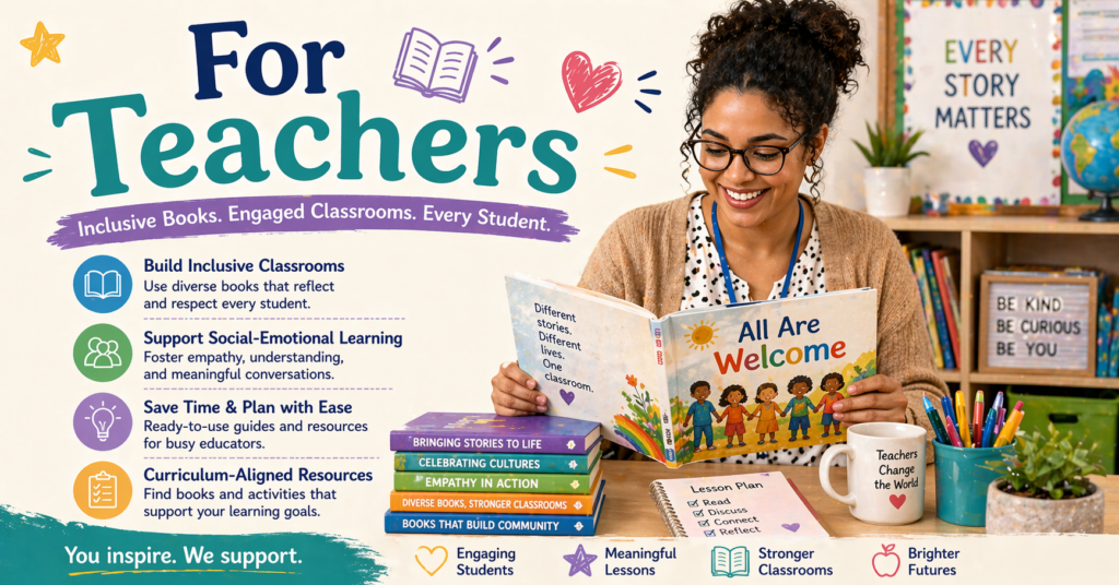 Teacher looking through book. Image generated by AI